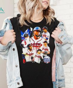 World series Champions 2021 Atlanta Braves baseball famous players shirt