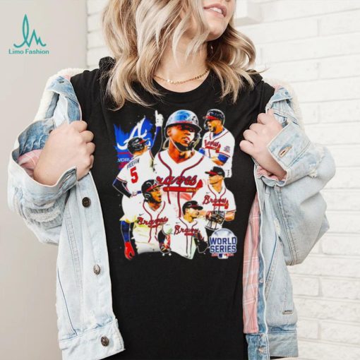 World series Champions 2021 Atlanta Braves baseball famous players shirt