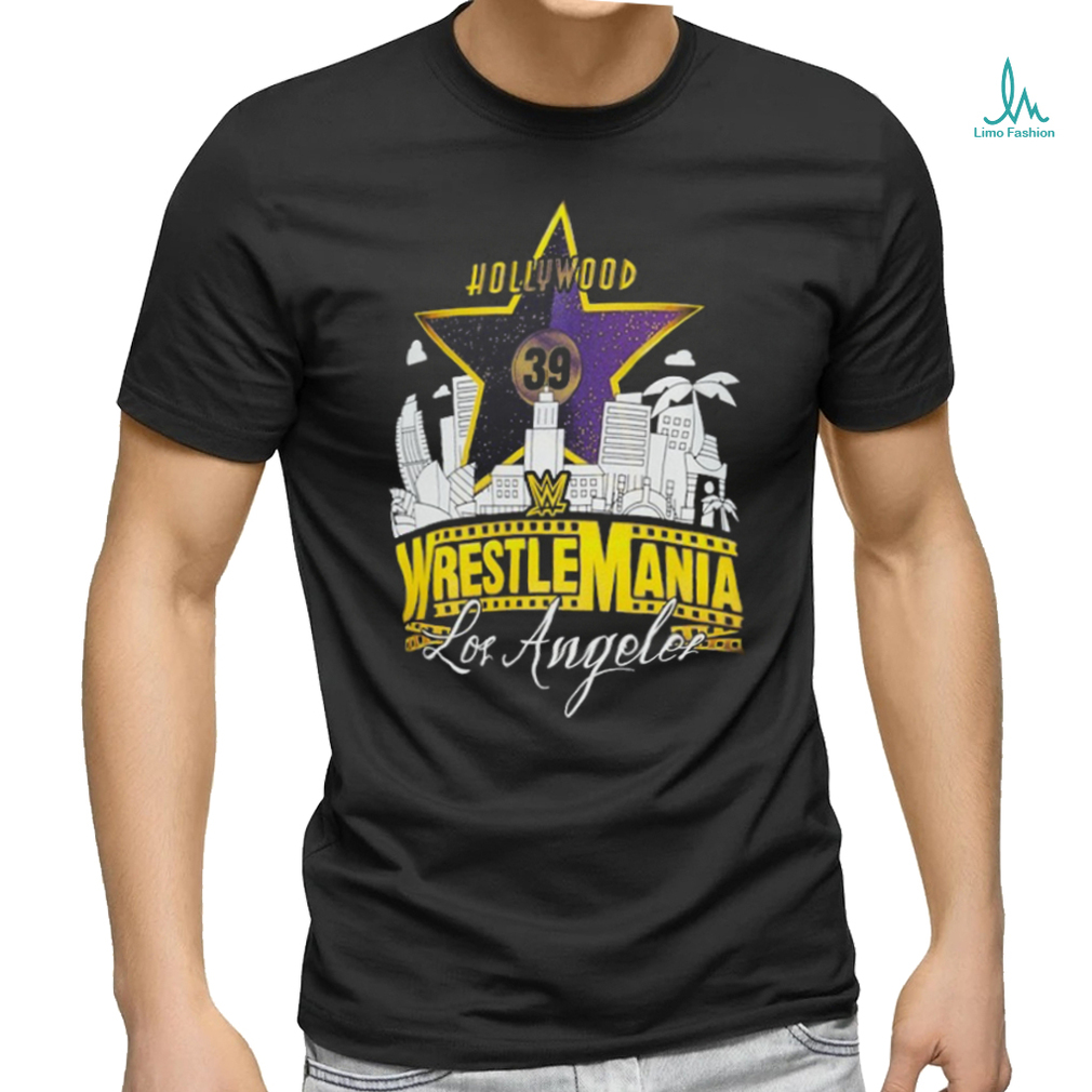 WrestleMania 39 Purple Star T Shirt WrestleMania 39 Purple Star T Shirt