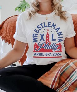 Wrestlemania 40 sportiqe philly tri blend 2024 shirt