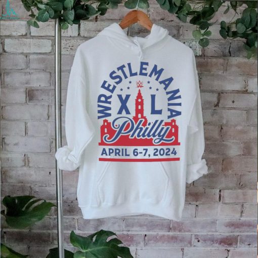 Wrestlemania 40 sportiqe philly tri blend 2024 shirt