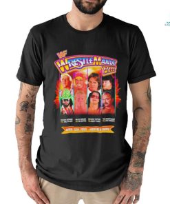 Wrestlemania VIII Randy Savage vs Ric Flair Hulk Hogan vs Sid Justice shirt