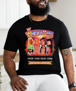 Wrestlemania VIII Randy Savage vs Ric Flair Hulk Hogan vs Sid Justice shirt
