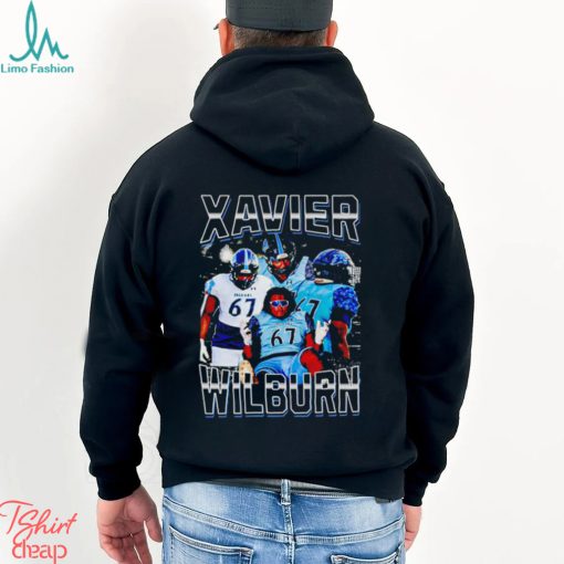Xavier Wilburn Johnson High School football vintage shirt