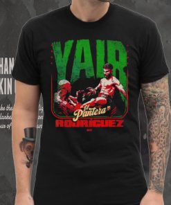 Yair Rodriguez El Pantera front kick WHT UFC fighter shirt