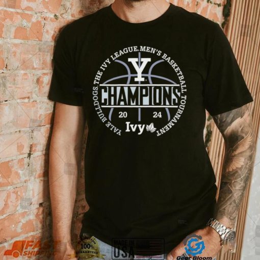 Yale Bulldogs 2024 The Ivy League Men’s Basketball Conference Tournament Champions shirt