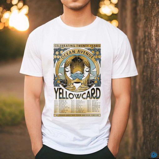 Yellowcard Ocean Avenue July August 2024 Shirt
