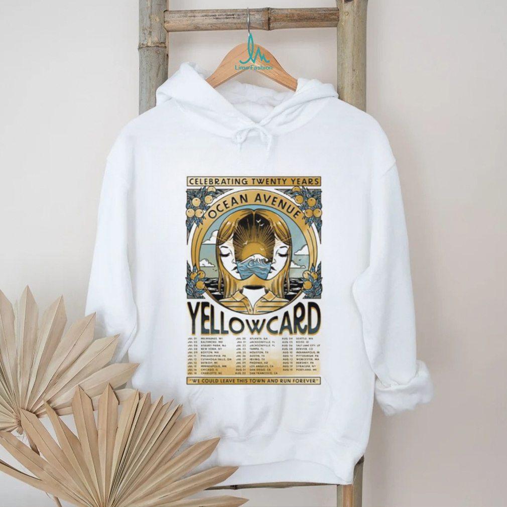 Yellowcard Ocean Avenue July August 2024 Shirt Yellowcard Ocean Avenue July August 2024 Shirt