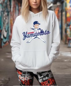 Yoshinobu Yamamoto Caricature MLB Player shirt