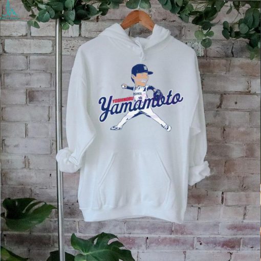 Yoshinobu Yamamoto Caricature MLB Player shirt