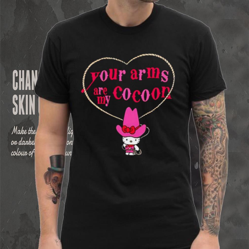 Your Arms Are My Cocoon Hello Kitty Ringer shirt Your Arms Are My Cocoon Hello Kitty Ringer shirt