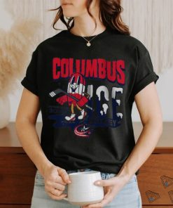 Youth Columbus Blue Jackets Mitchell & Ness Gray Popsicle T Shirt