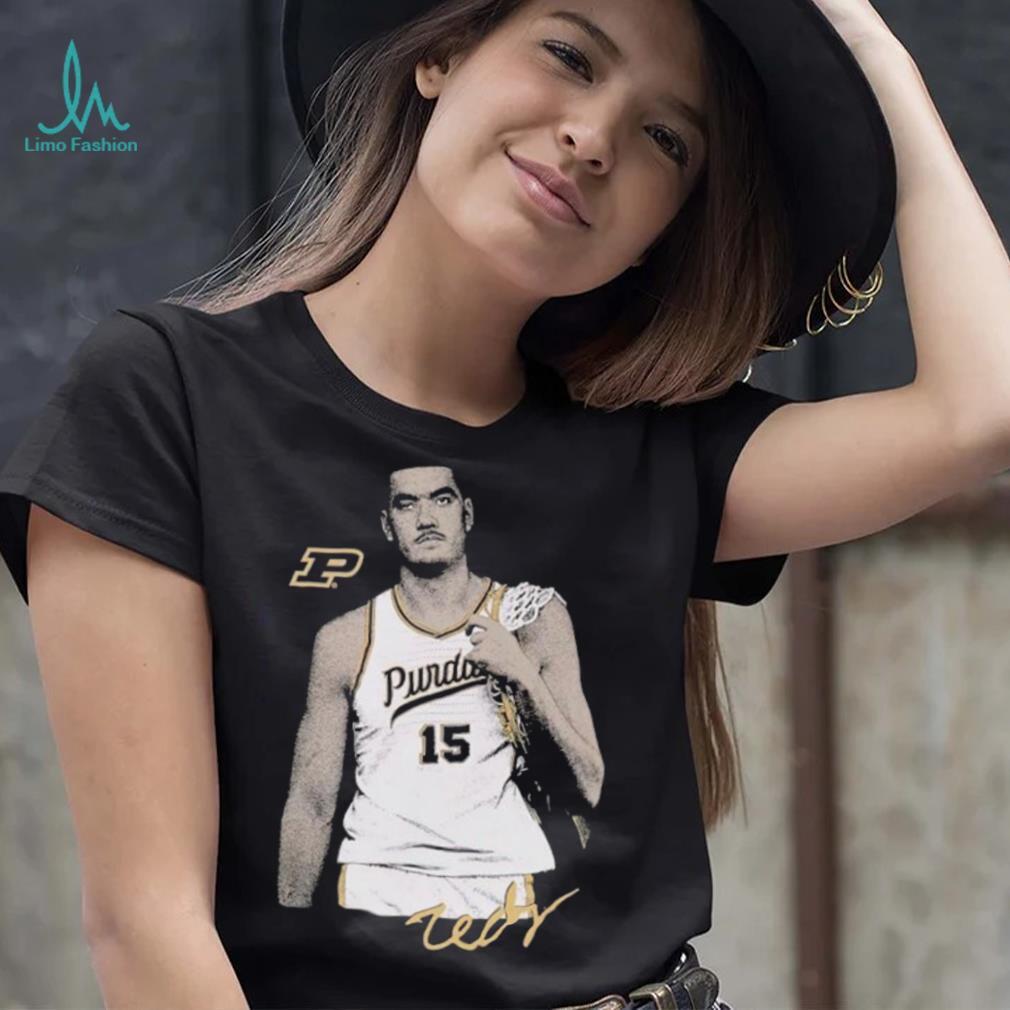 Zach Edey signature portrait shirt Zach Edey signature portrait shirt