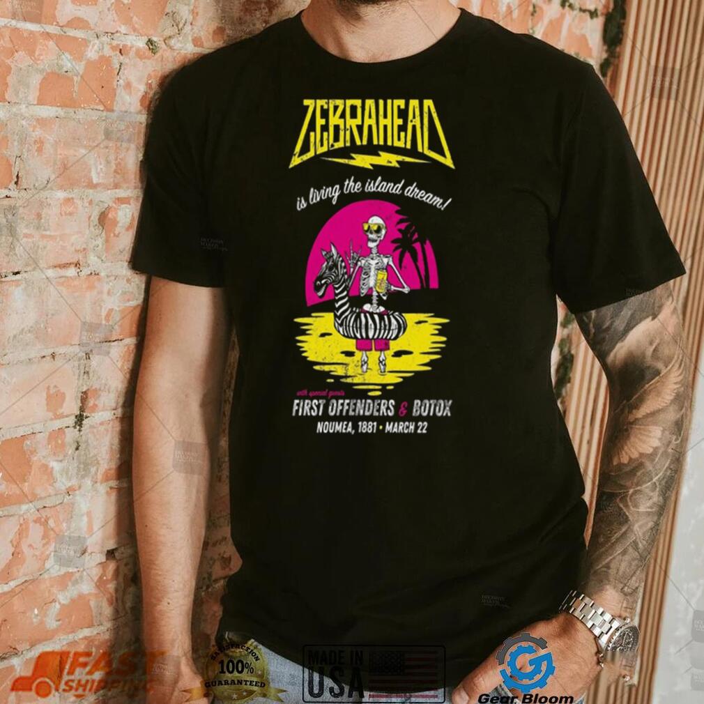 Zebrahead March 22 2024 Noumea New Caledonia Poster shirt Zebrahead March 22 2024 Noumea New Caledonia Poster shirt