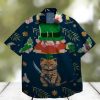 dog lucky shamrock leprechaun st patrick day hawaiian shirt