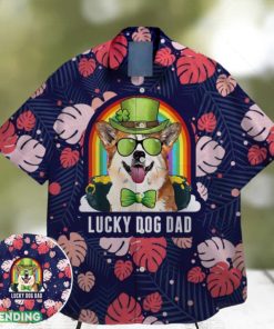 corgi are lucky charm green shamrock bigfoot st paddys vibes on st patrick day hawaiian shirt stylish