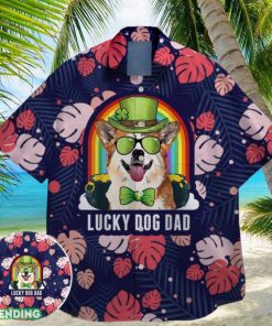 corgi are lucky charm green shamrock bigfoot st paddys vibes on st patrick day hawaiian shirt stylish