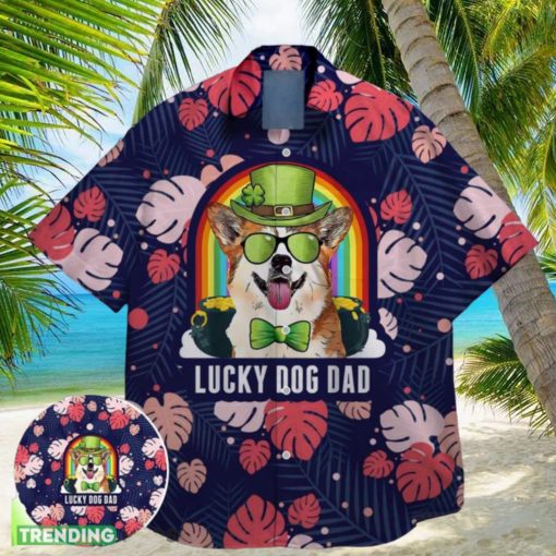 corgi are lucky charm green shamrock bigfoot st paddys vibes on st patrick day hawaiian shirt stylish