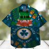 bull dog on st patrick day hawaiian shirt