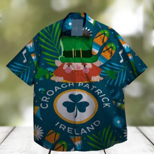 croach patrick ireland shamrocks st patrick day hawaiian shirt