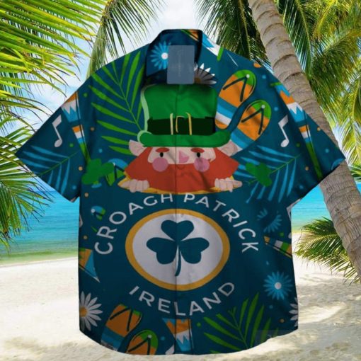 croach patrick ireland shamrocks st patrick day hawaiian shirt