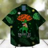 dog and shamrocks st patrick day hawaiian shirt