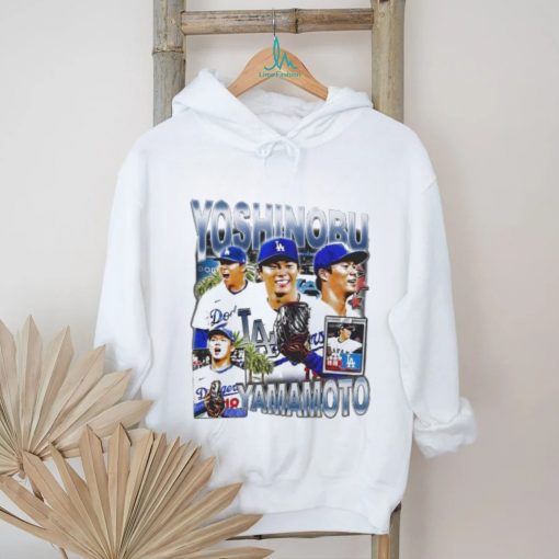 oshinobu Yamamoto MLB Players Los Angeles Dodgers vintage shirt