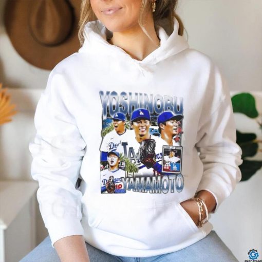 oshinobu Yamamoto MLB Players Los Angeles Dodgers vintage shirt