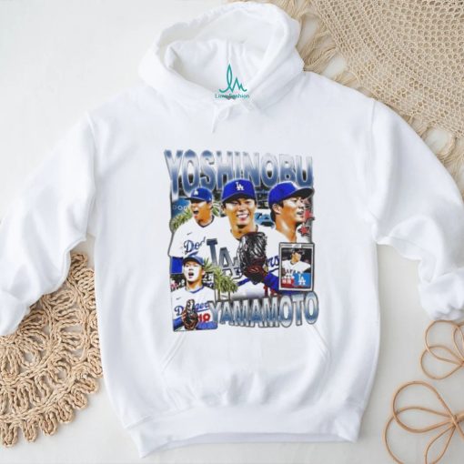 oshinobu Yamamoto MLB Players Los Angeles Dodgers vintage shirt