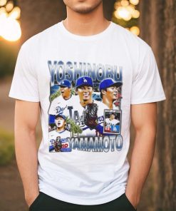 oshinobu Yamamoto MLB Players Los Angeles Dodgers vintage shirt