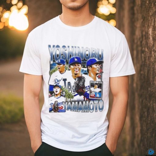 oshinobu Yamamoto MLB Players Los Angeles Dodgers vintage shirt