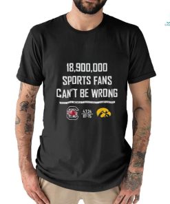 18,900,000 Sports Fans Can’t Be Wrong Iowa Game Cook Shirt