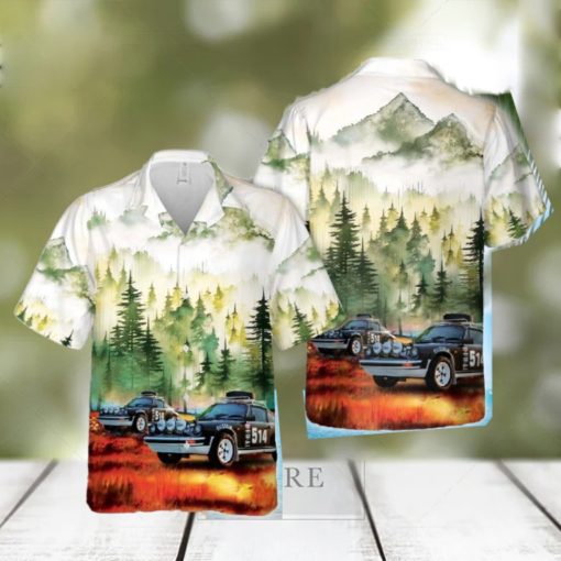 1980 Porsche 911SC Safari Rally Hawaiian Shirt