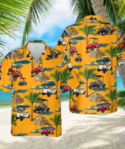 2 Seat Golf Cart Hawaiian Shirt