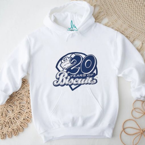 20 years of Montgomery Biscuits shirt