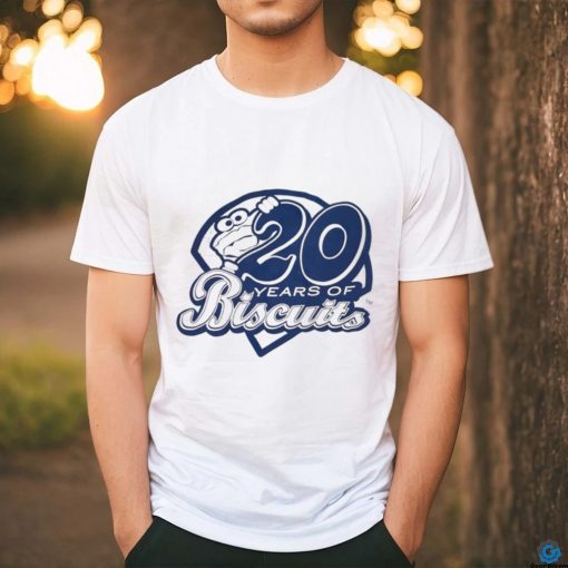 20 years of Montgomery Biscuits shirt
