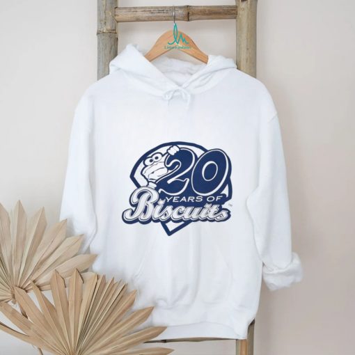 20 years of Montgomery Biscuits shirt