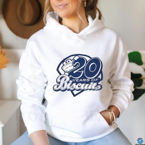20 years of Montgomery Biscuits shirt