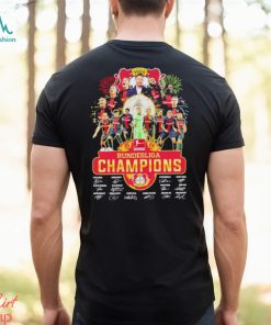2024 Bundesliga Champions Bayer Leverkusen Players Signatures Shirt