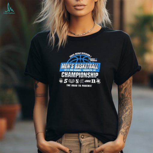 2024 NCAA Division I March Madness Men’s Basketball Championship The Road To Phoenix Logo Shirt