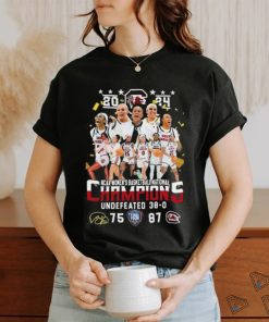 2024 NCAA Women’s Basketball National Champions Undefeated 38 0 Final Four Iowa 75 – 87 South Carolina Gamecocks T Shirt