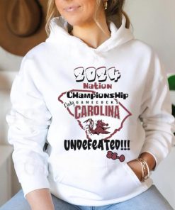 2024 Nation Championship .Lady Carolina Gamecocks Undefeated 38 0 Shirt