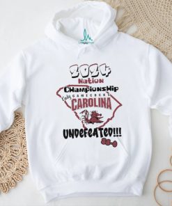 2024 Nation Championship .Lady Carolina Gamecocks Undefeated 38 0 Shirt