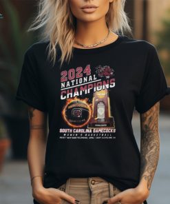 2024 National Champions South Carolina Gamecocks Rocket Mortgage Fieldhouse April 7, 2024 Cleveland, OH T Shirt