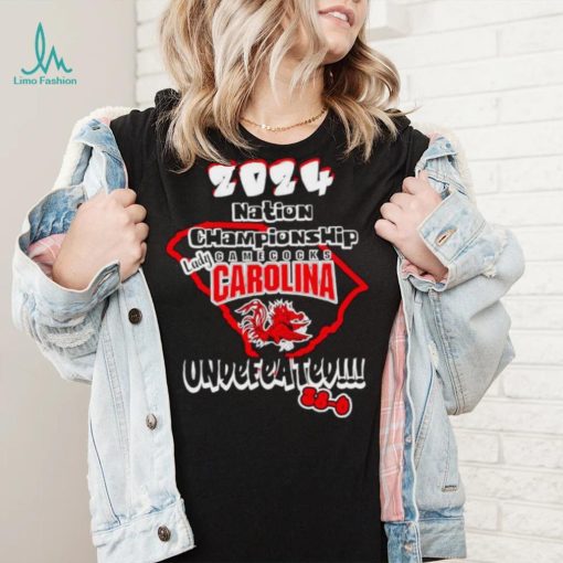 2024 National Championship lady South Carolina Gamecocks undefeated 38 0 shirt