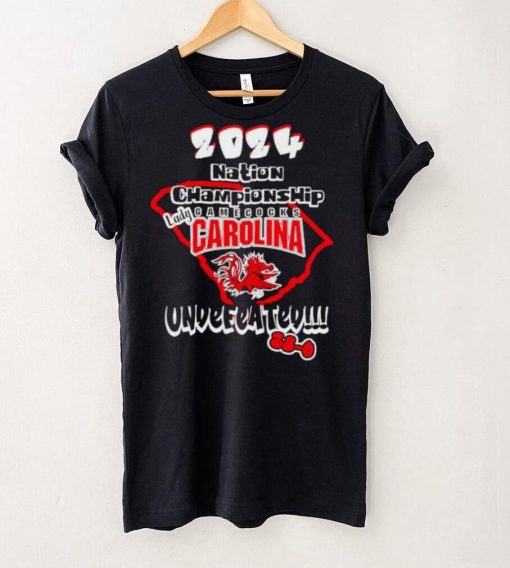 2024 National Championship lady South Carolina Gamecocks undefeated 38 0 shirt