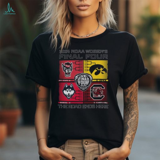 2024 Ncaa Women's Basketball Final Four 4 Teams T Shirt
