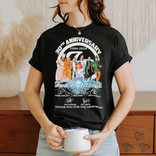 30th Anniversary 1994 2024 Foo Fighters Thank You For The Memories T Shirt