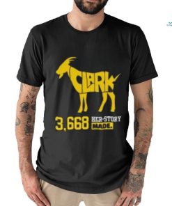 3,668 Her Story Made Caitlin Clark T Shirt