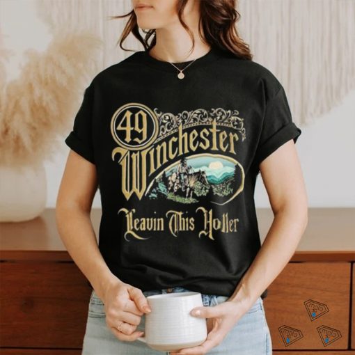 49 Winchester Leavin This Holler Black Shirt